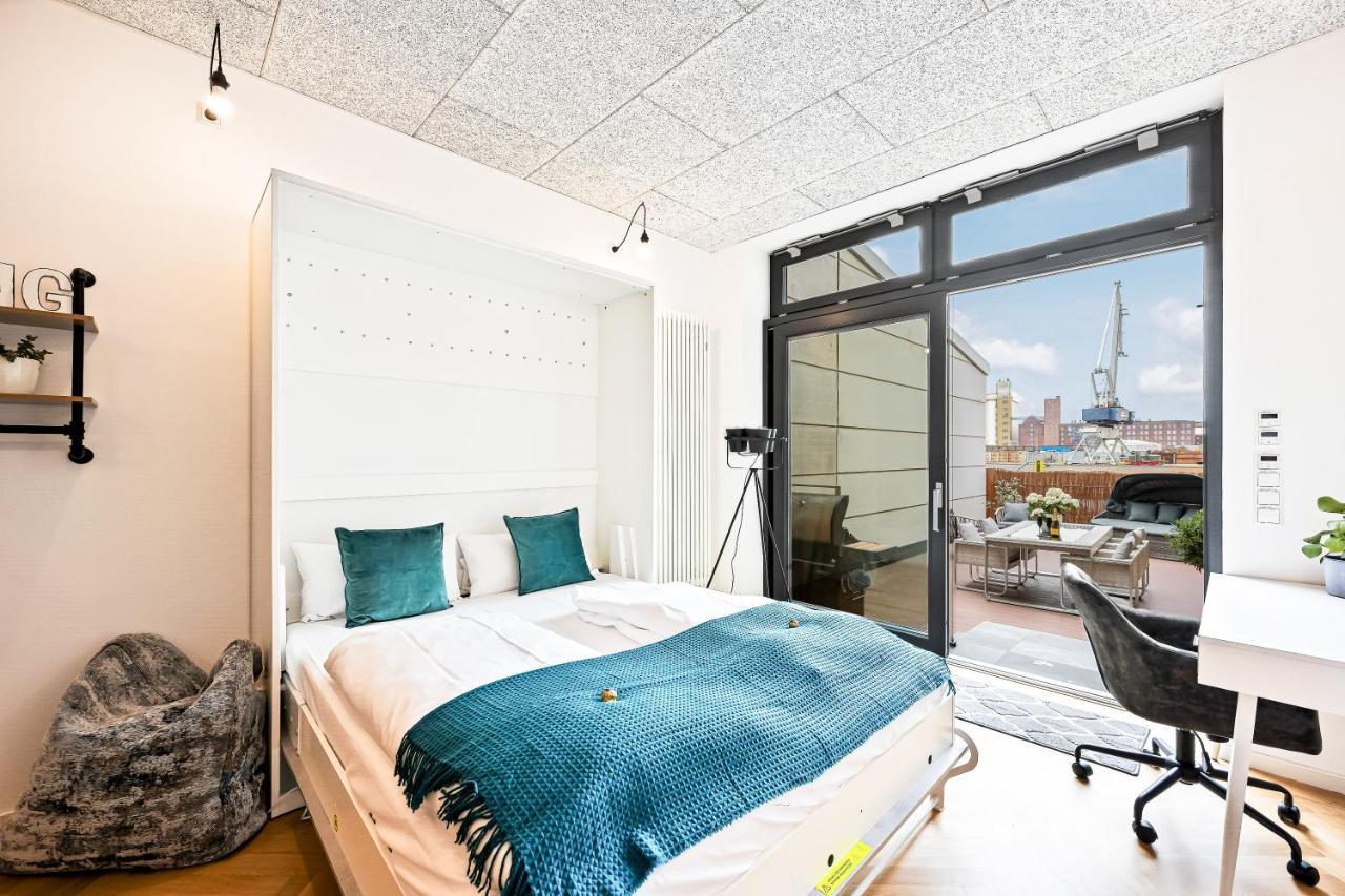 Lit Living - Luxus Loft - Box Spring - Air Con - Bbq - Panorama Apartment Mannheim Bagian luar foto