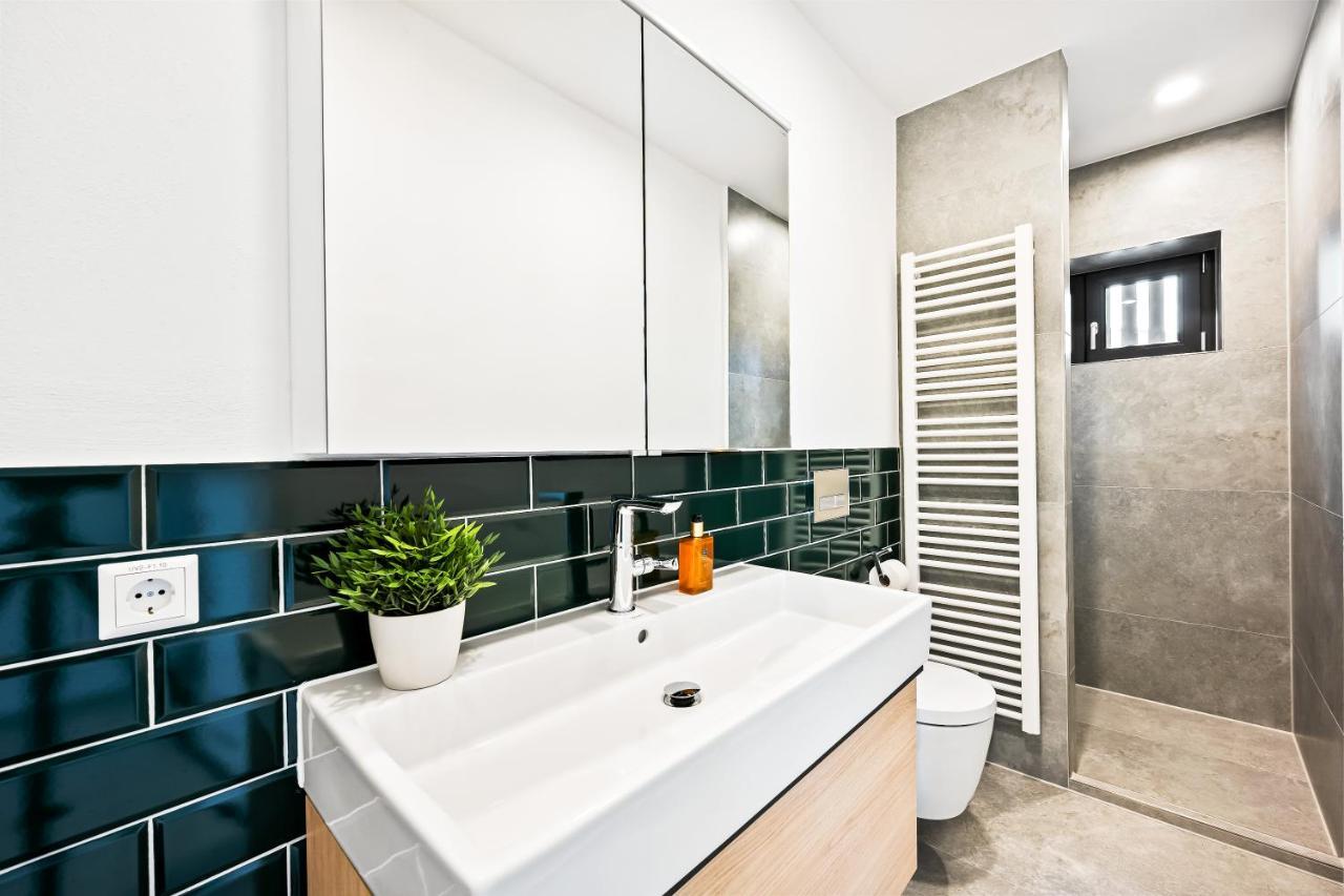 Lit Living - Luxus Loft - Box Spring - Air Con - Bbq - Panorama Apartment Mannheim Bagian luar foto