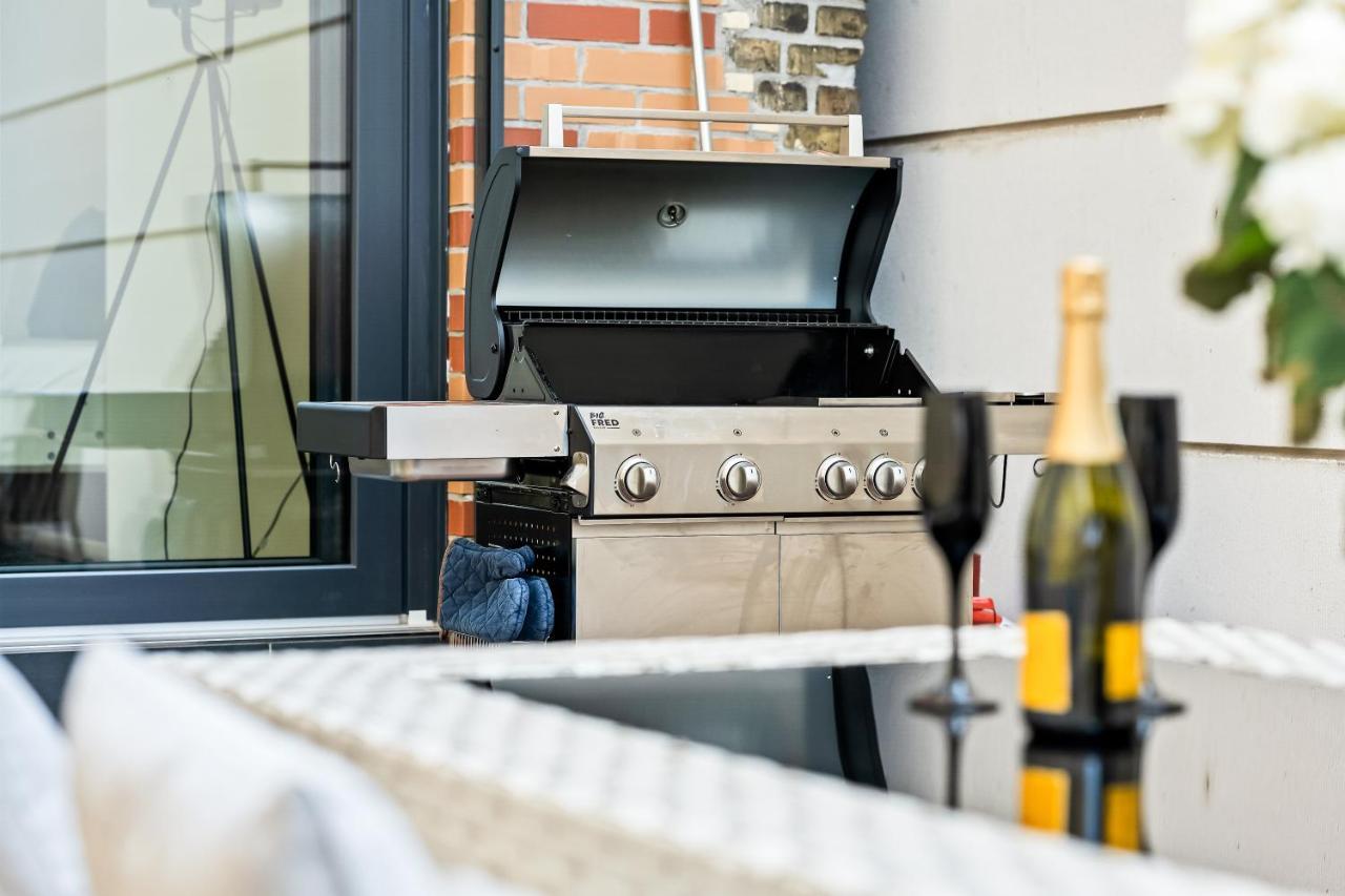 Lit Living - Luxus Loft - Box Spring - Air Con - Bbq - Panorama Apartment Mannheim Bagian luar foto