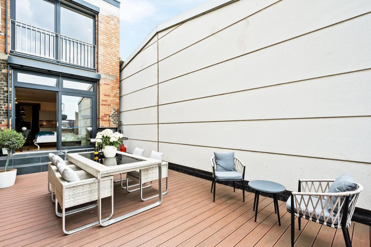 Lit Living - Luxus Loft - Box Spring - Air Con - Bbq - Panorama Apartment Mannheim Bagian luar foto