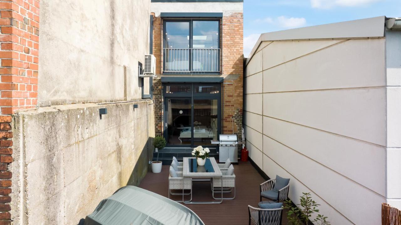 Lit Living - Luxus Loft - Box Spring - Air Con - Bbq - Panorama Apartment Mannheim Bagian luar foto
